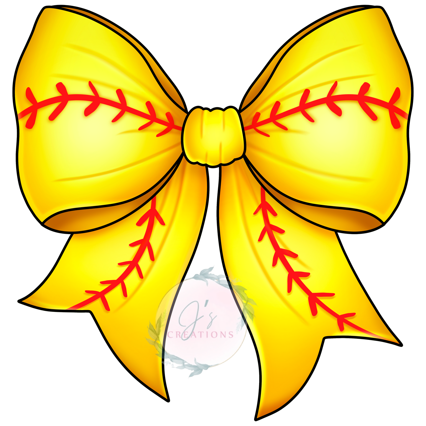 Softball Bow T-Shirt