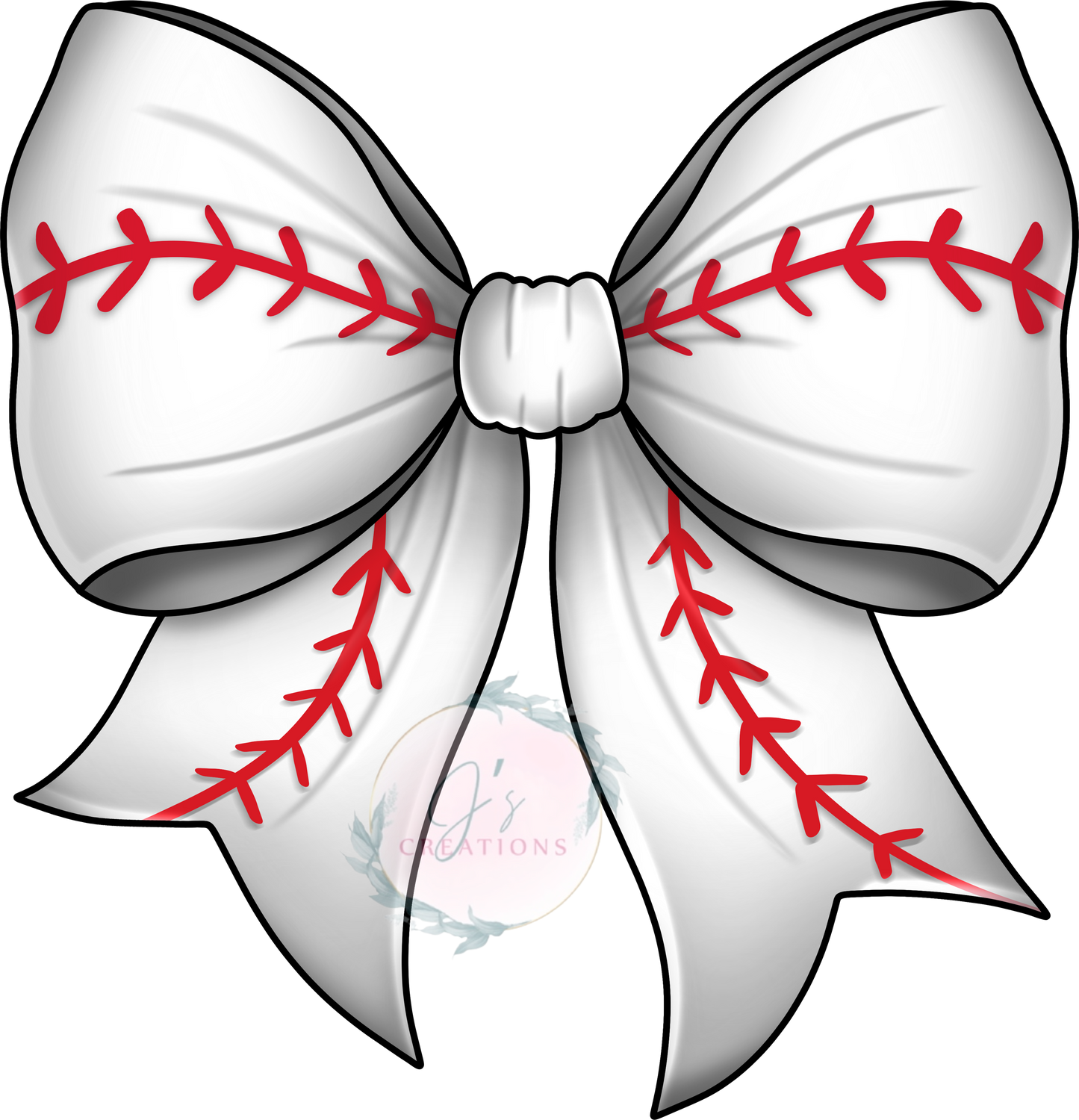 Baseball Bow T-Shirt