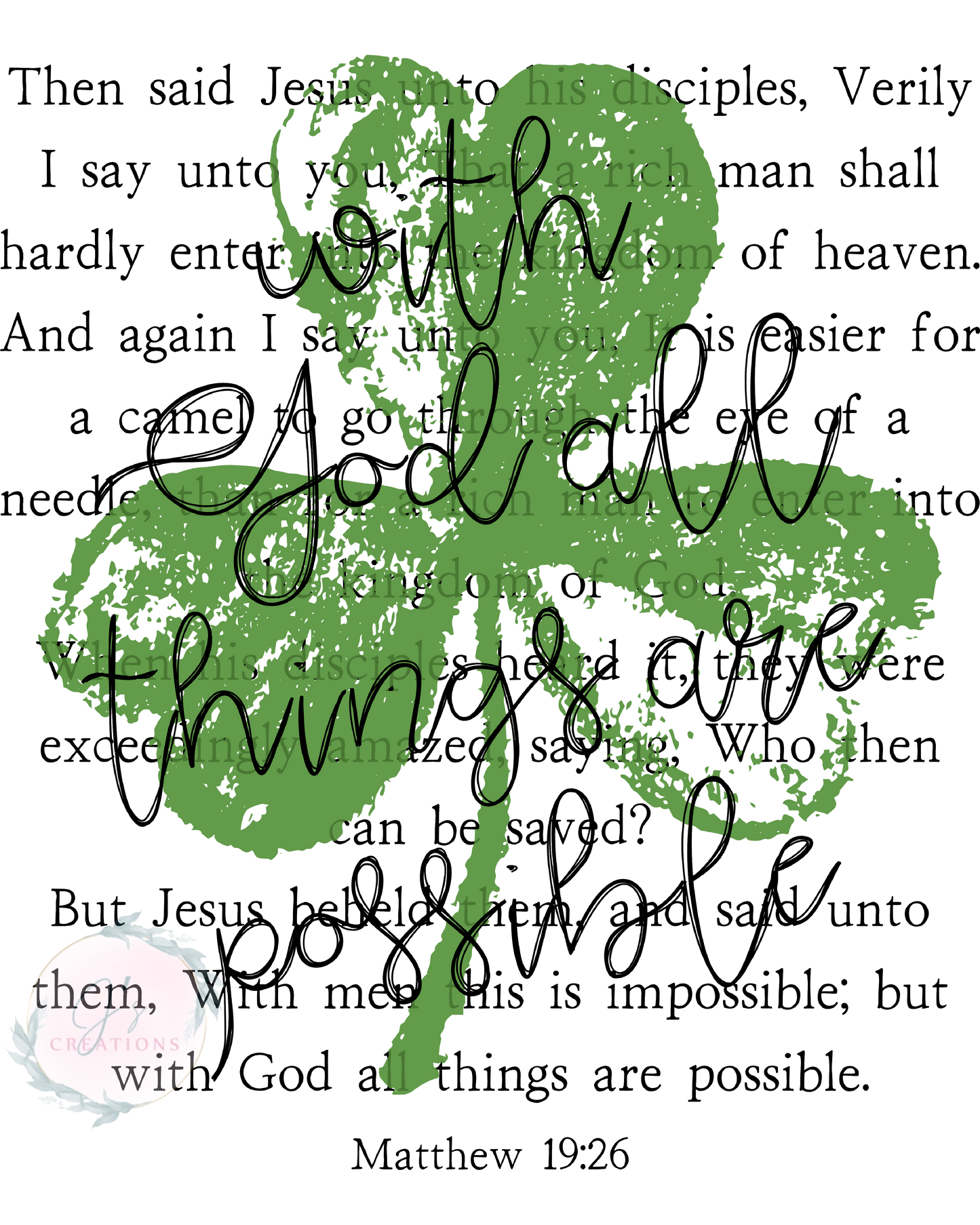 St Patrick’s day bible verse