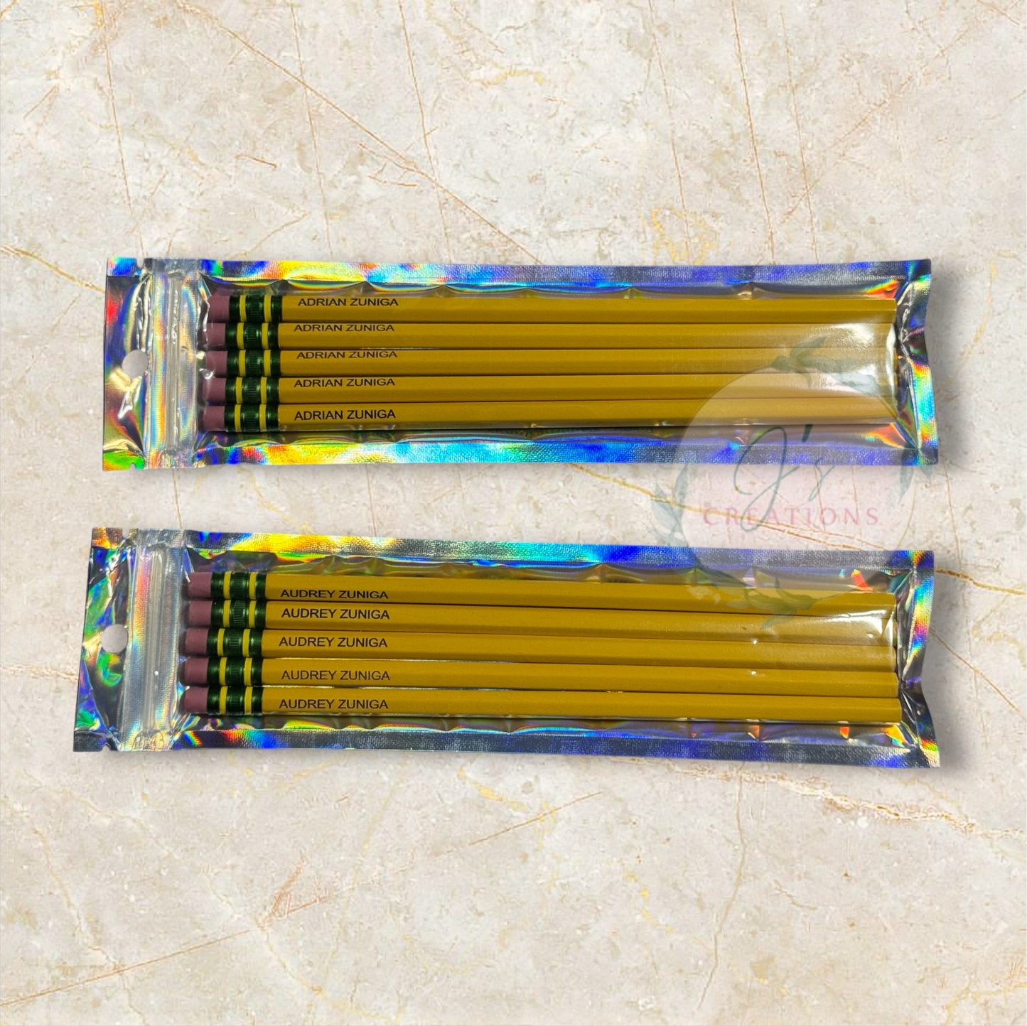 Personalized pencils