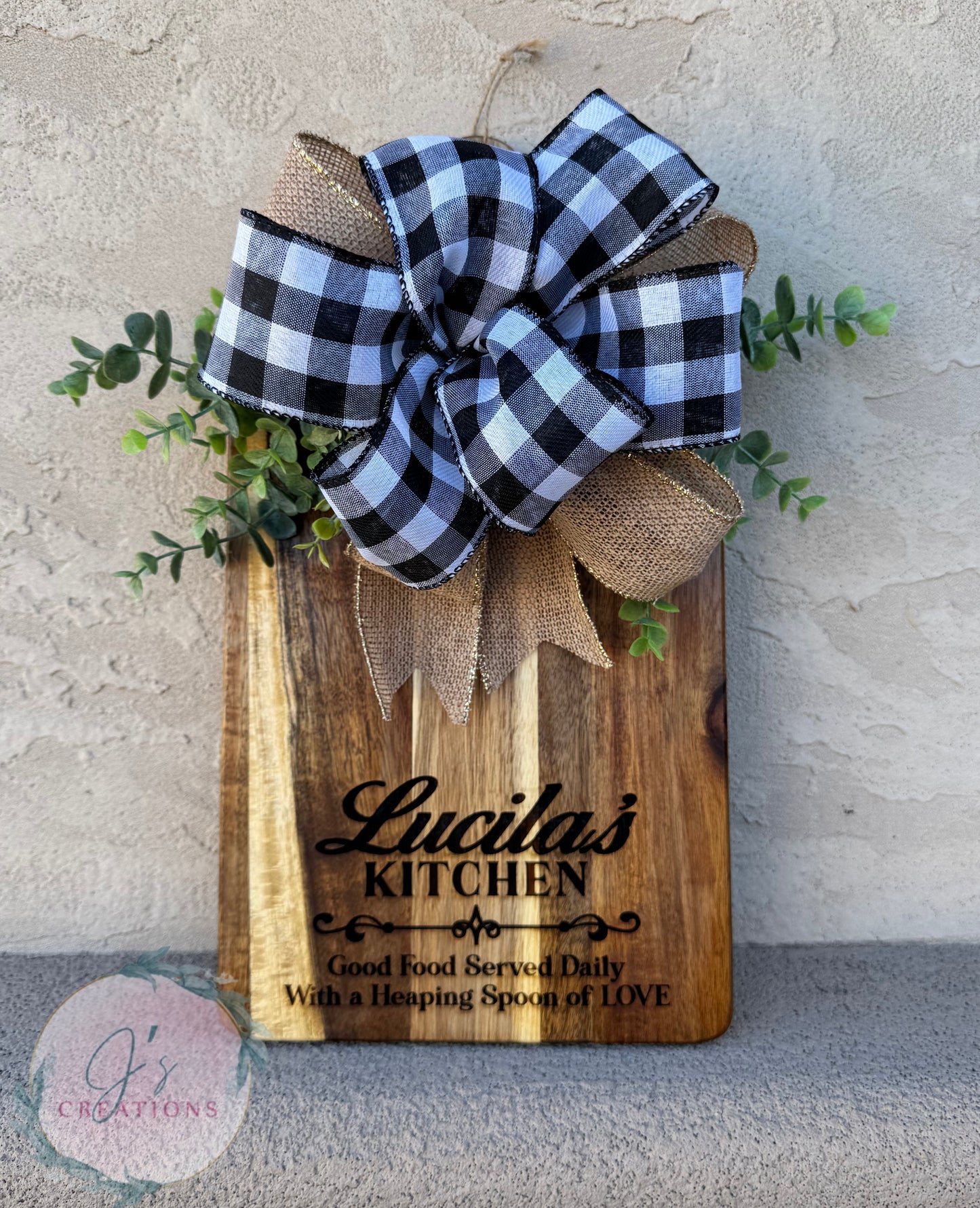 Engraved Cutting board