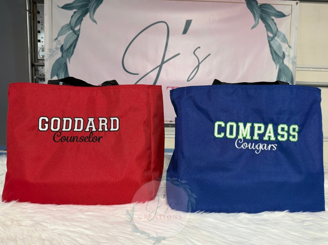 Custom embroidered Tote