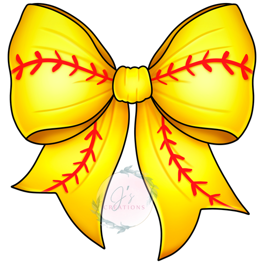 Softball Bow T-Shirt