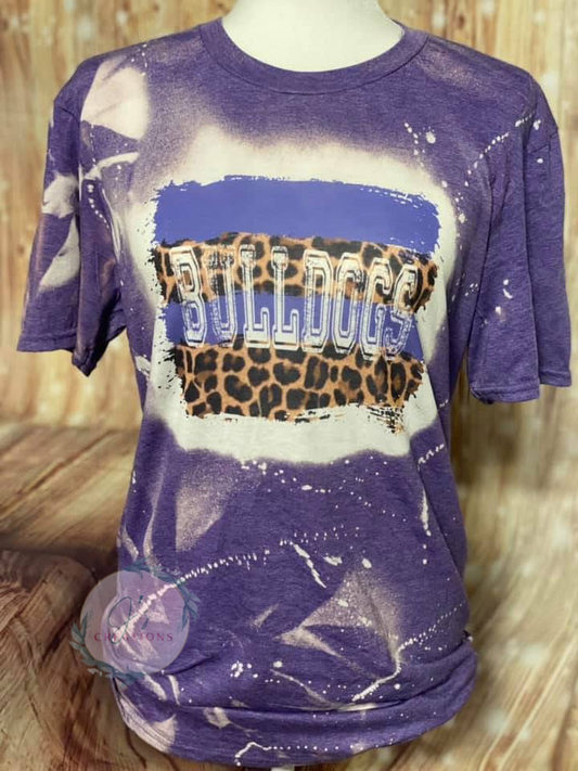 Bulldogs leopard bleached