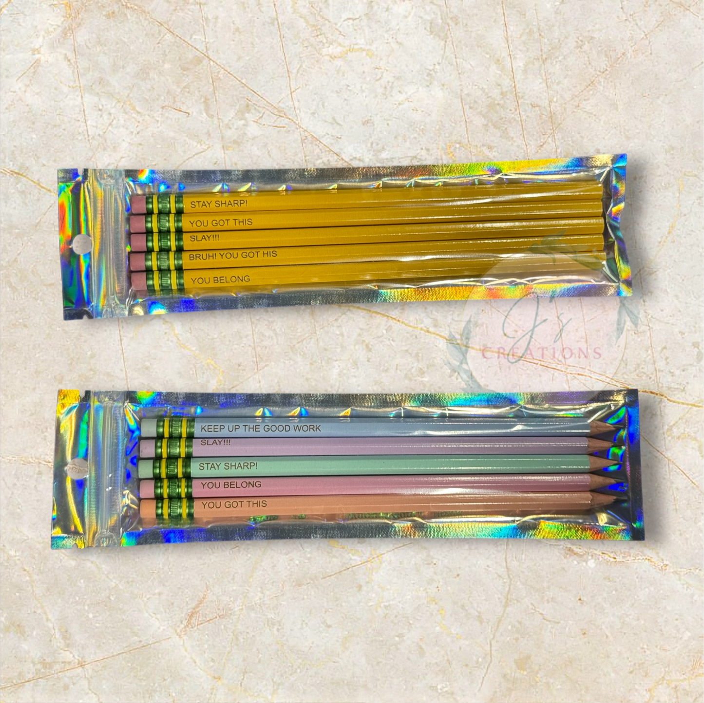 Personalized pencils