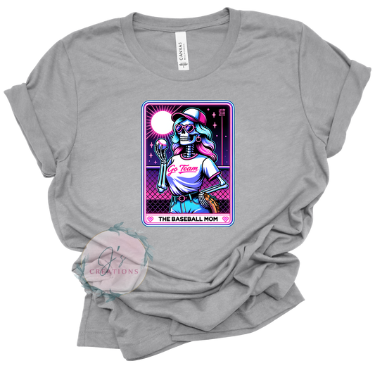 Baseball Mom Neon Tarot