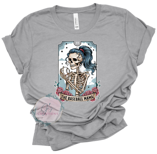 Baseball Mom Tarot Card